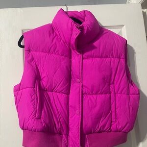 Primark Fuchsia Puffer Vest